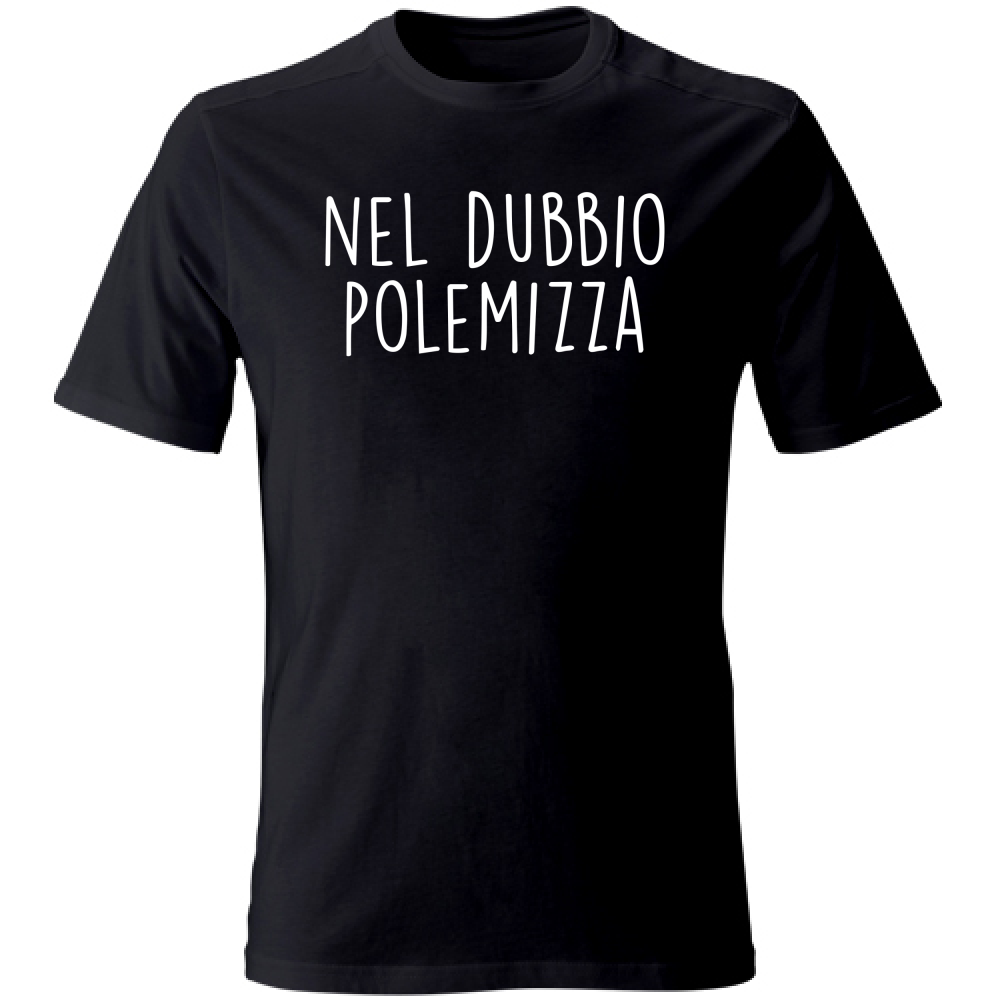 T Shirt Unisex Nel dubbio Scritte Divertenti Lusback