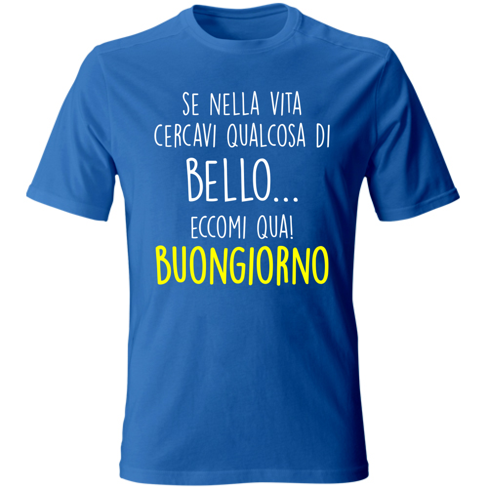 T-Shirt Unisex Qualcosa di bello - Scritte Divertenti