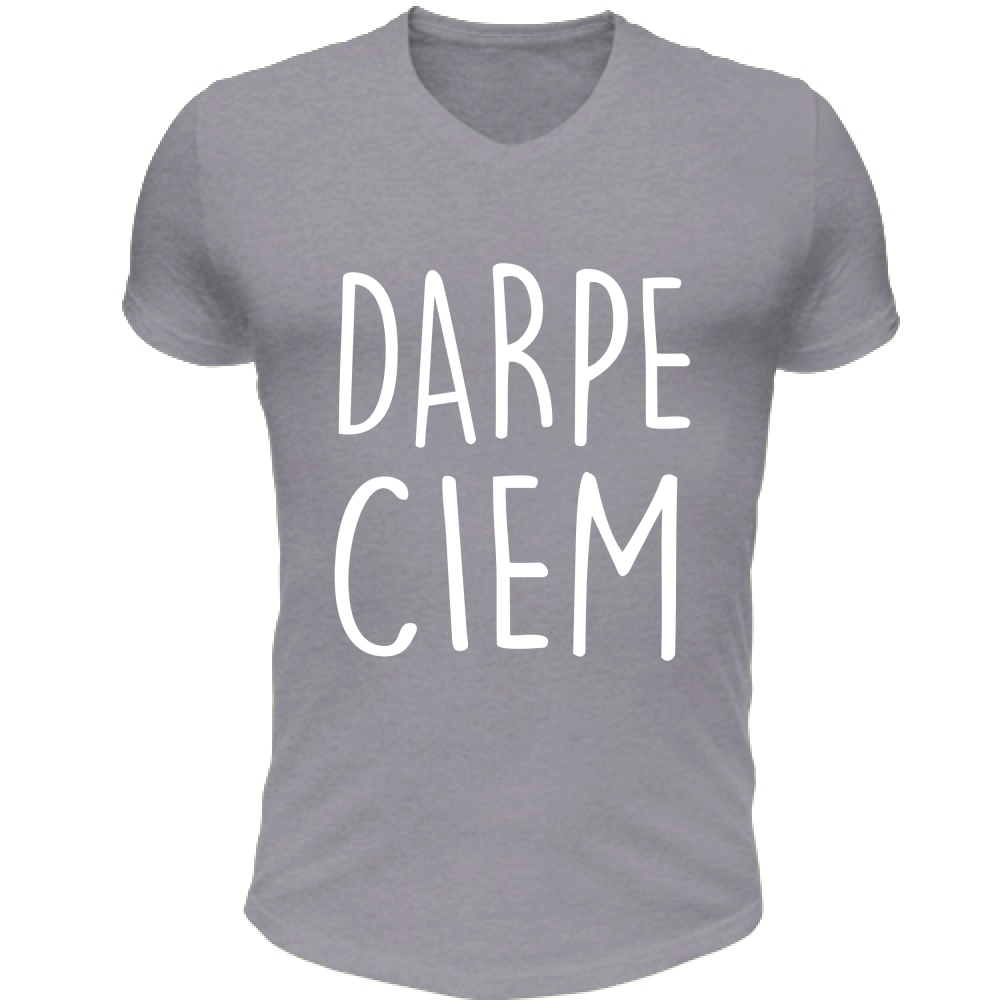 T-Shirt Unisex Scollo V Darpe Ciem - Scritte Divertenti