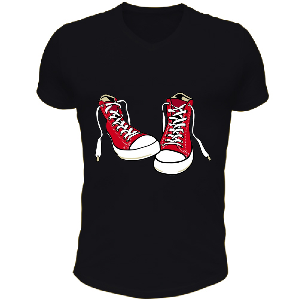 T-Shirt Unisex Scollo V Sneaker All