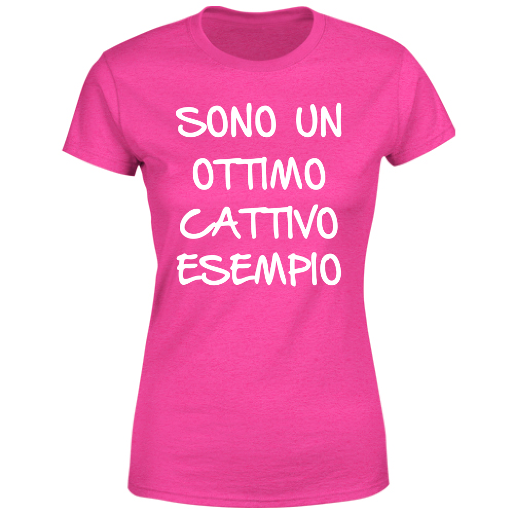 T-Shirt Donna Esempio - Scritte Divertenti