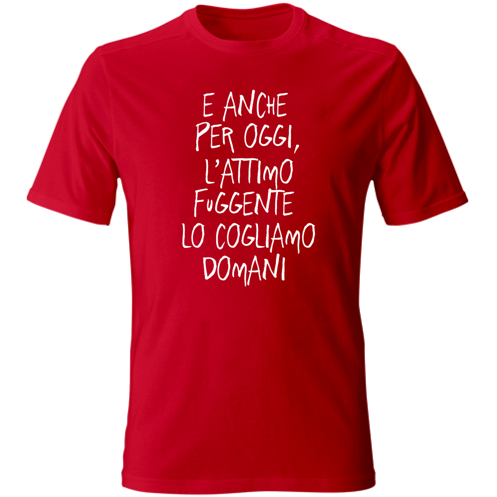 T-Shirt Unisex Large Attimo fuggente - Scritte Divertenti