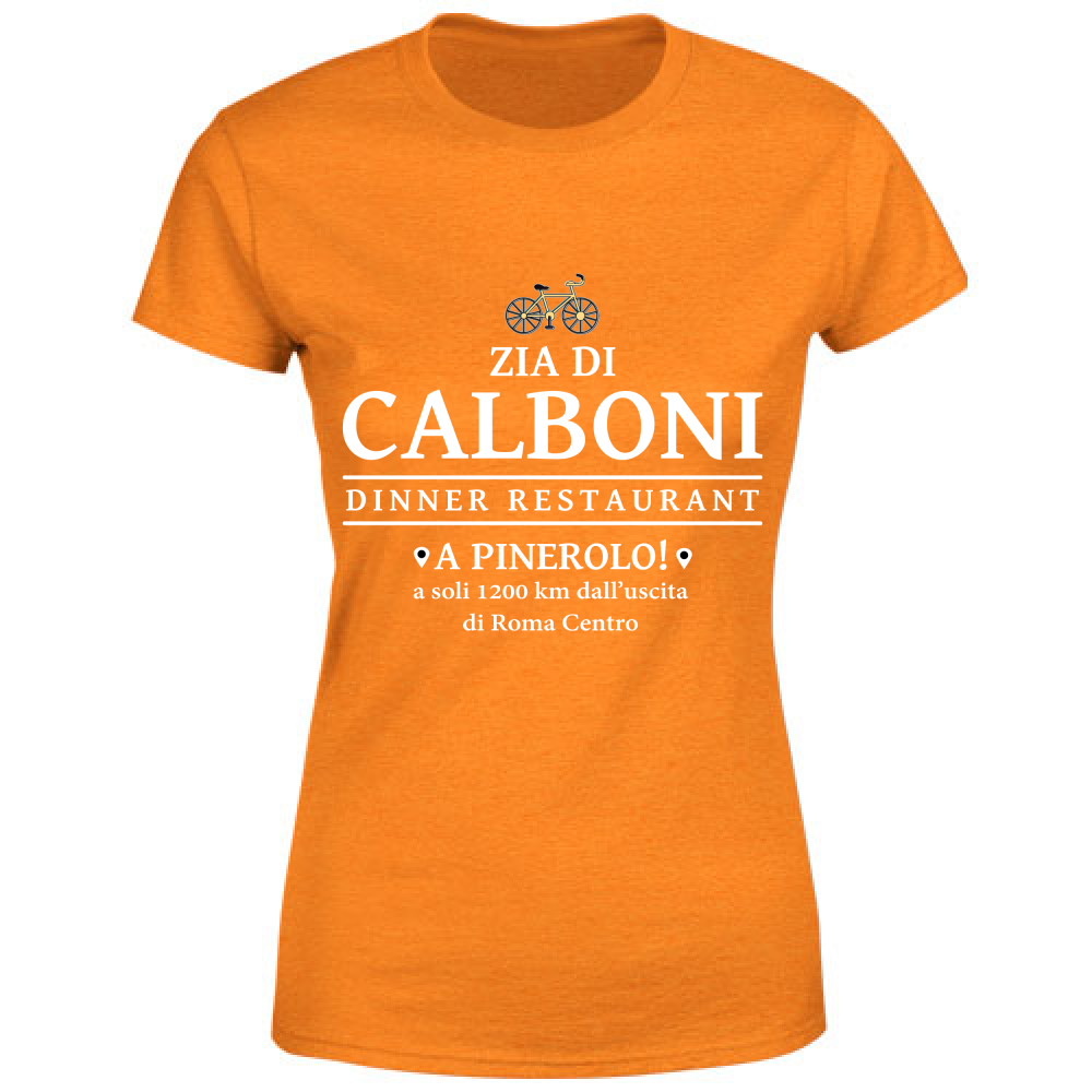 T-Shirt Donna Zia di Calboni Restaurant