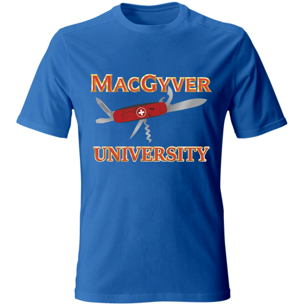 T-Shirt Unisex Le mattine con MacGyver