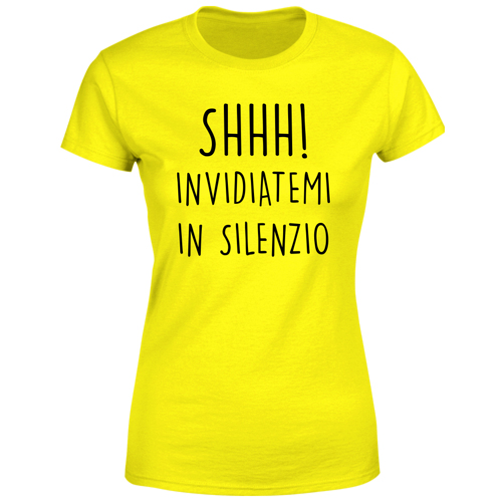 T-Shirt Donna Il silenzio - Scritte Divertenti - Chiara