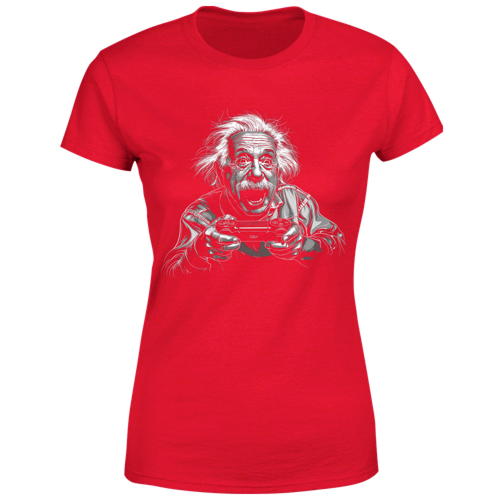 T-Shirt Donna Einstein Gamer