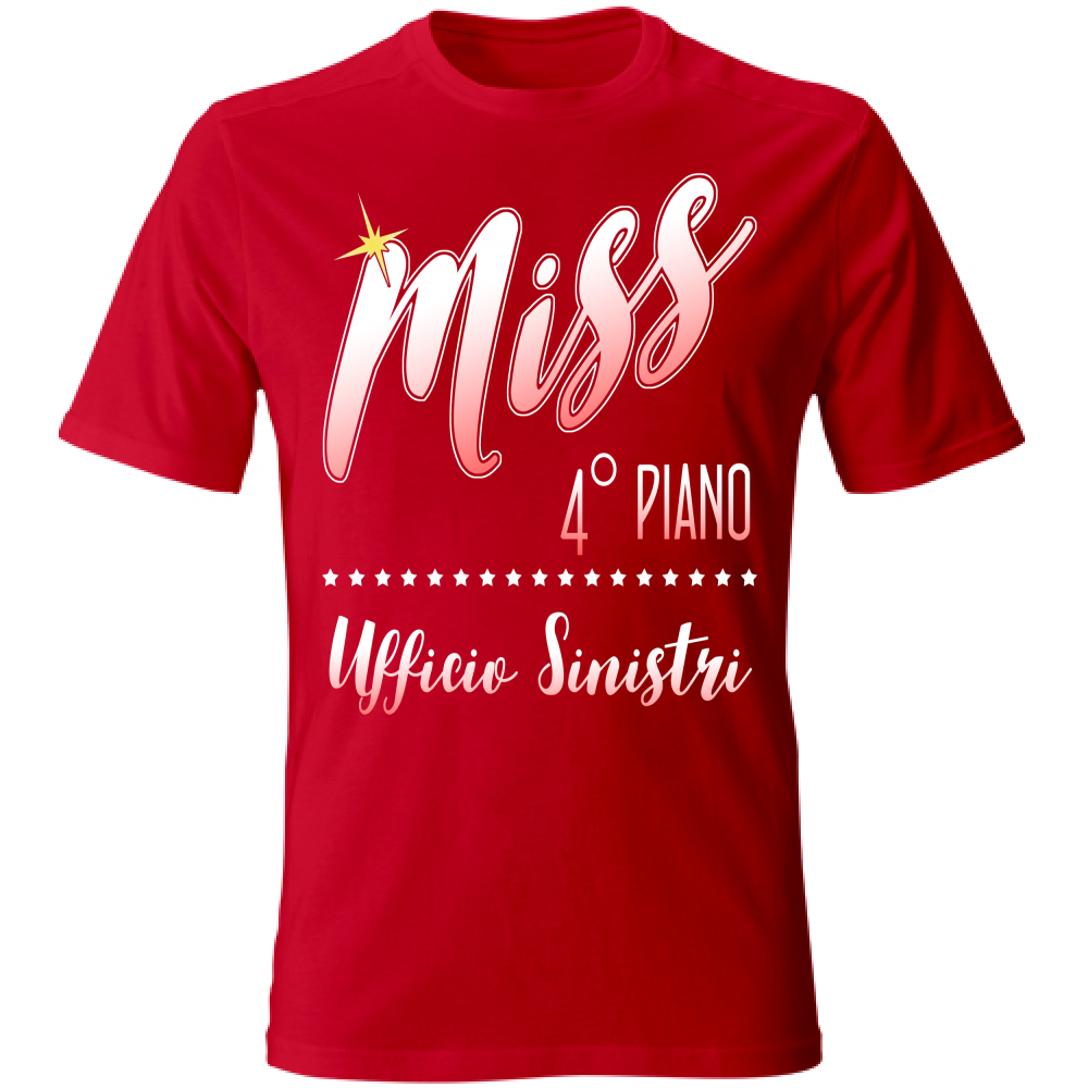 T-Shirt Unisex Miss 4° piano