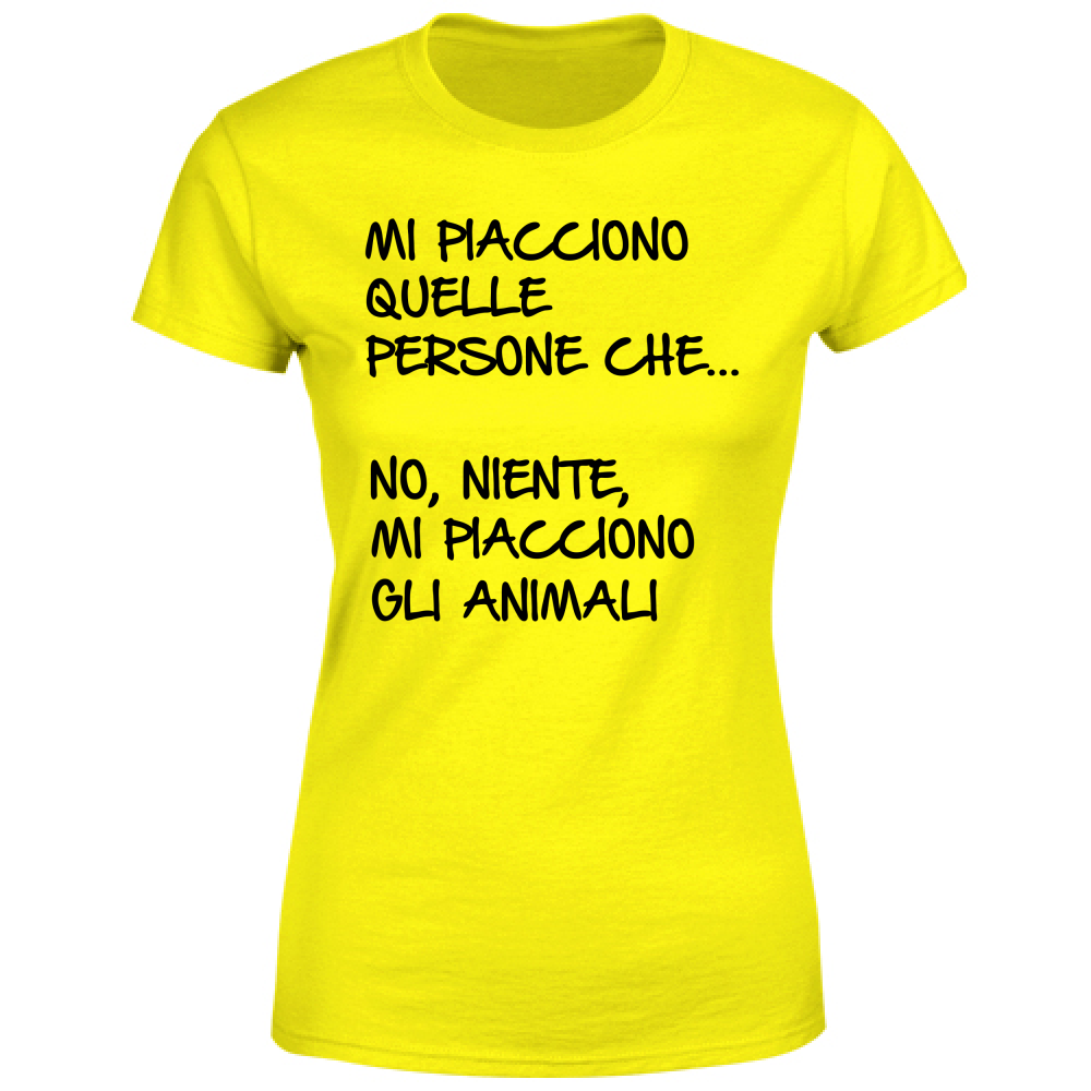 T-Shirt Donna Animali - Scritte Divertenti - Chiara