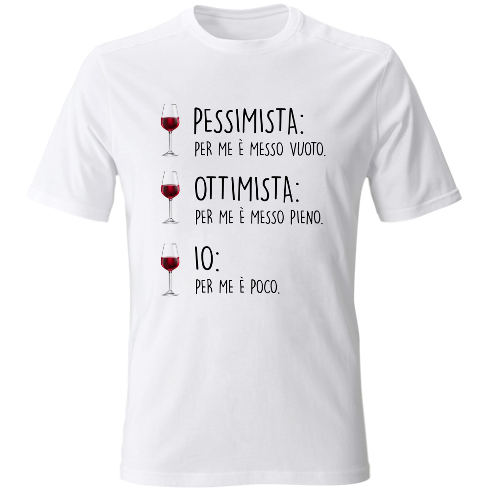 T-Shirt Unisex IO - Scritte Divertenti - Chiara