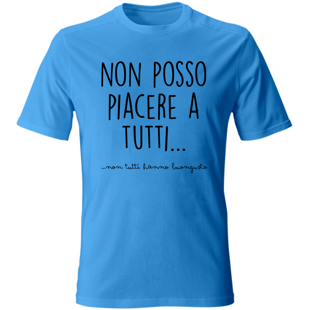 T-Shirt Unisex Piacere a tutti - Scritte Divertenti - Chiara