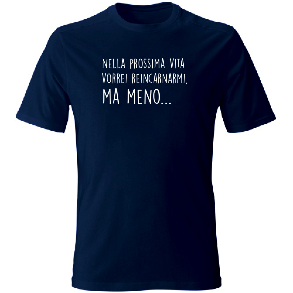 T-Shirt Unisex Large Ma meno - Scritte Divertenti