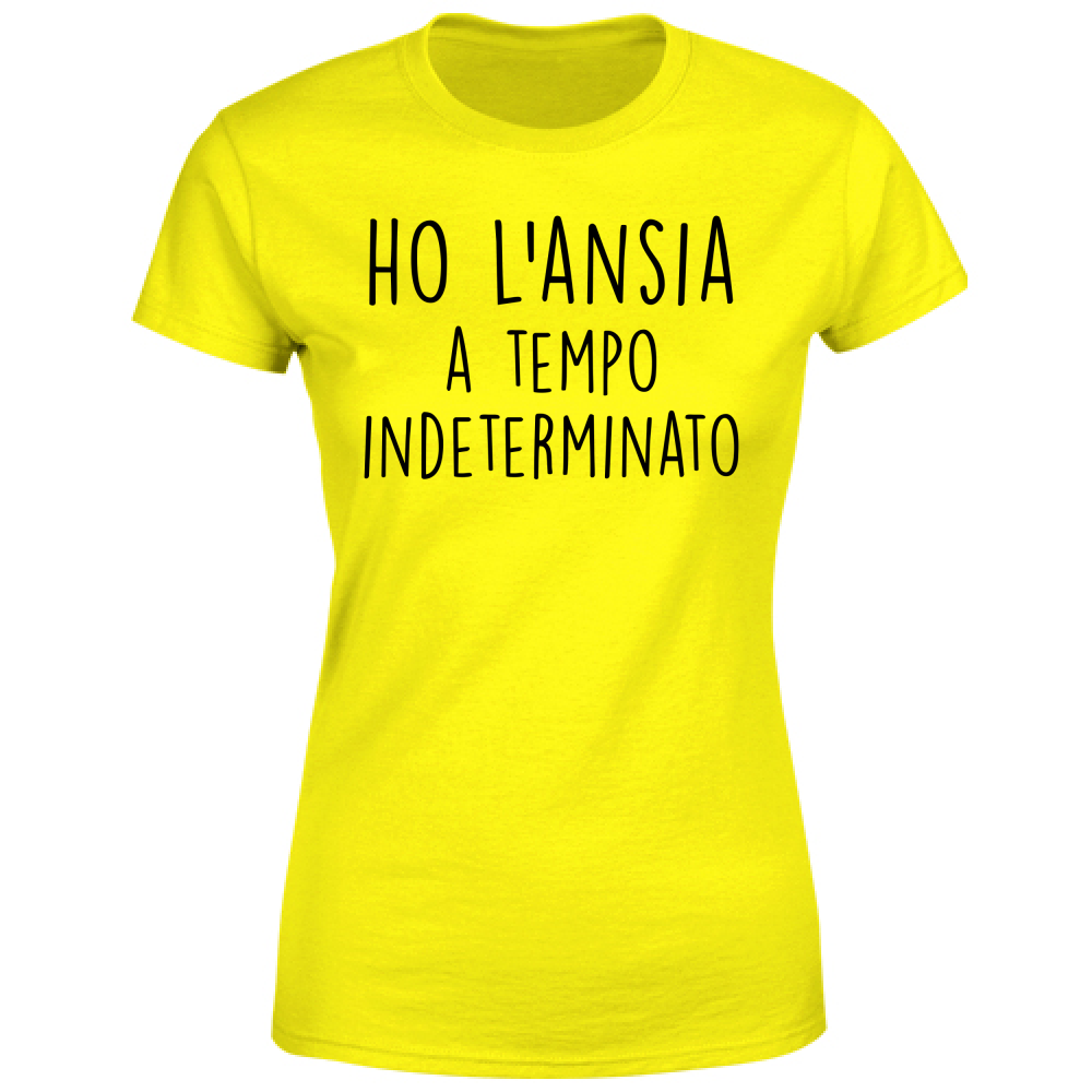 T-Shirt Donna Tempo indeterminato - Scritte Divertenti - Chiara