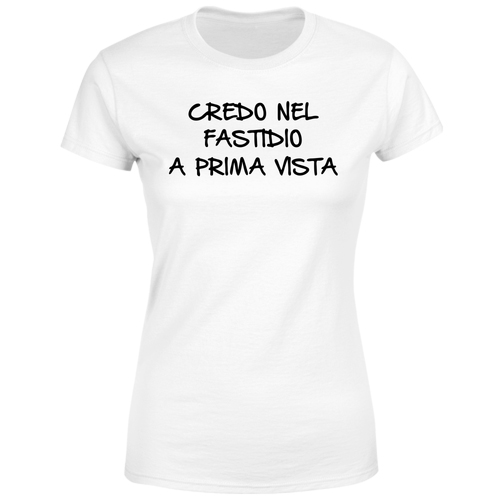 T-Shirt Donna A prima vista - Scritte Divertenti - Chiara