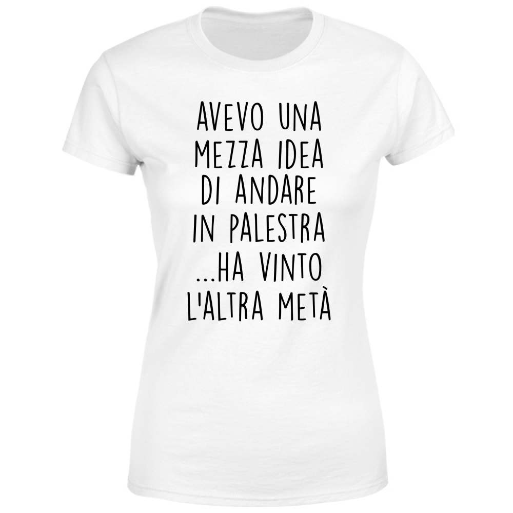 T-Shirt Donna Mezza idea - Scritte Divertenti - Chiara