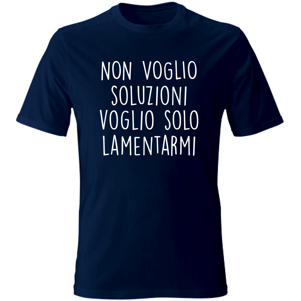 T-Shirt Unisex Soluzioni - Scritte Divertenti