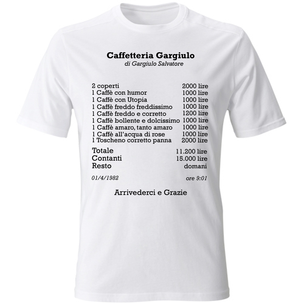 T-Shirt Unisex Caffetteria Gargiulo