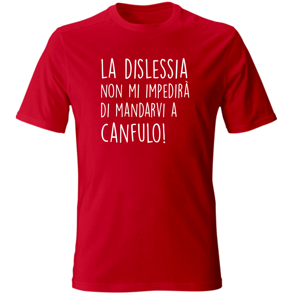 T-Shirt Unisex Large Canfulo - Scritte Divertenti