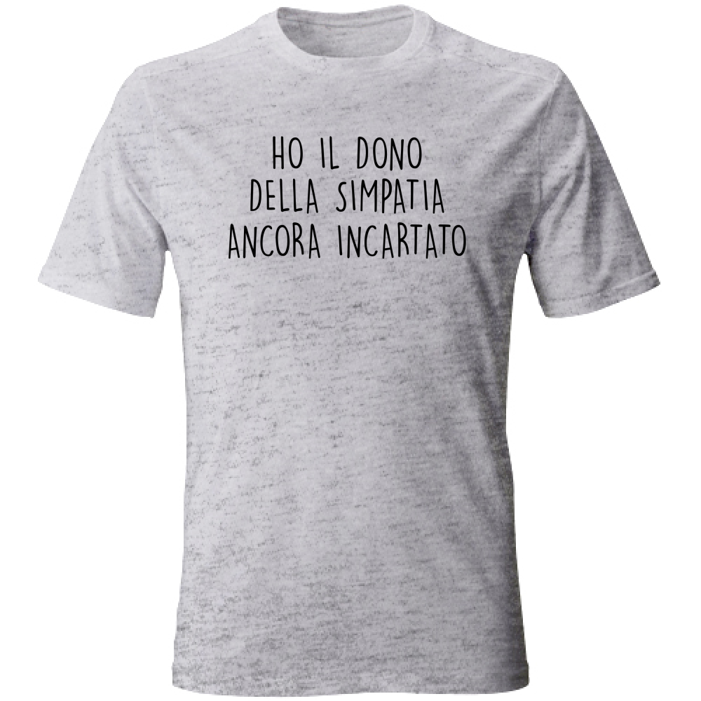 T-Shirt Unisex Simpatia - Scritte Divertenti - Chiara