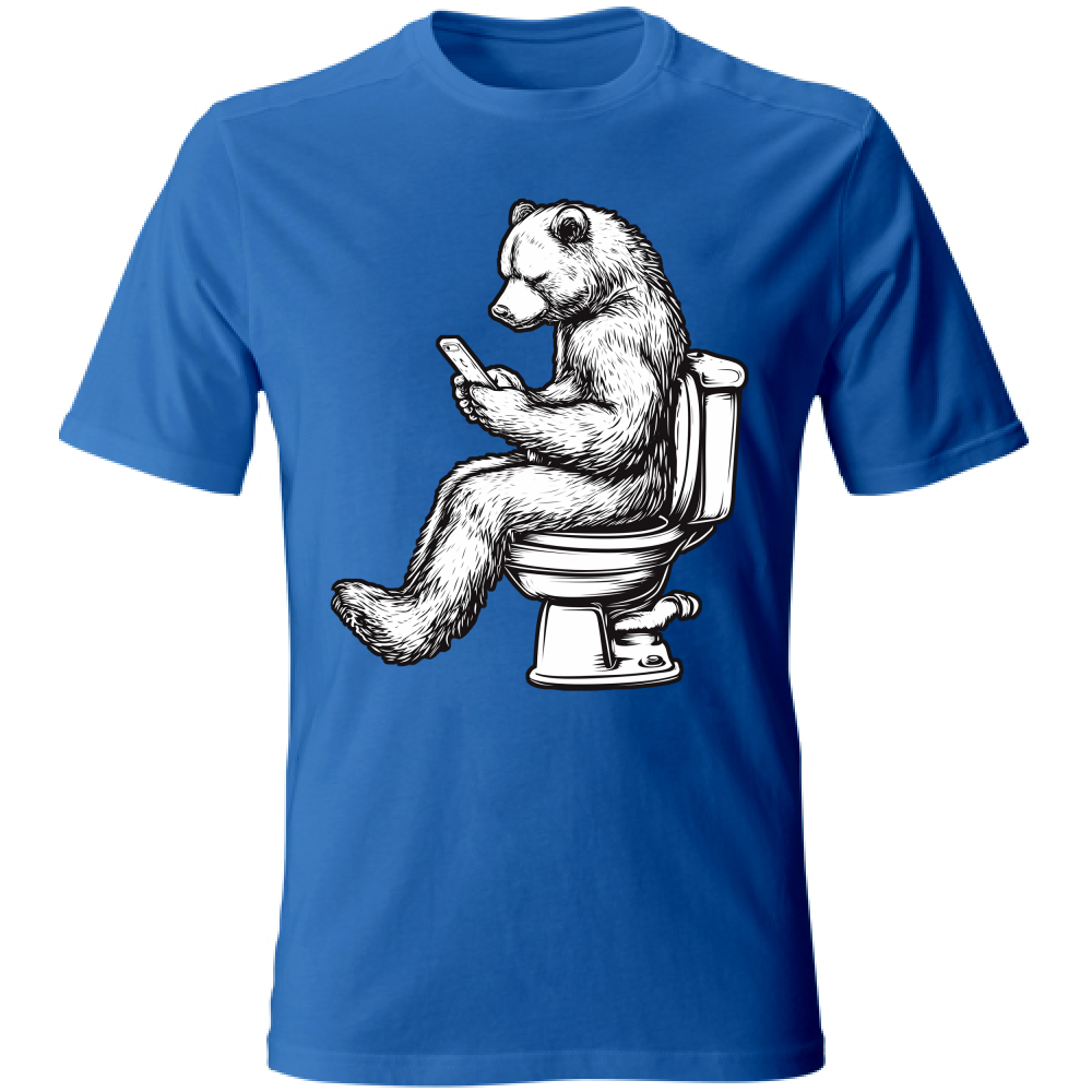 T-Shirt Unisex Orso sul Wc