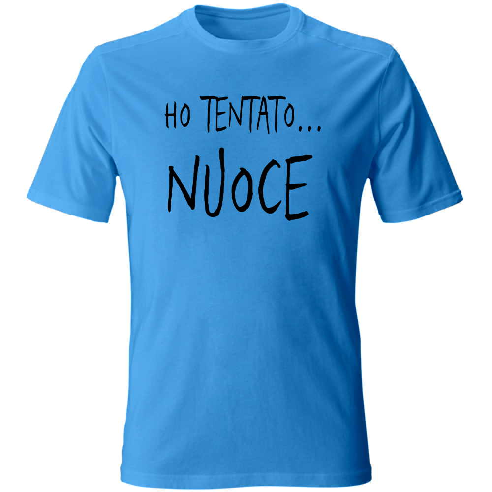 T-Shirt Unisex Ho tentato - Scritte Divertenti - Chiara