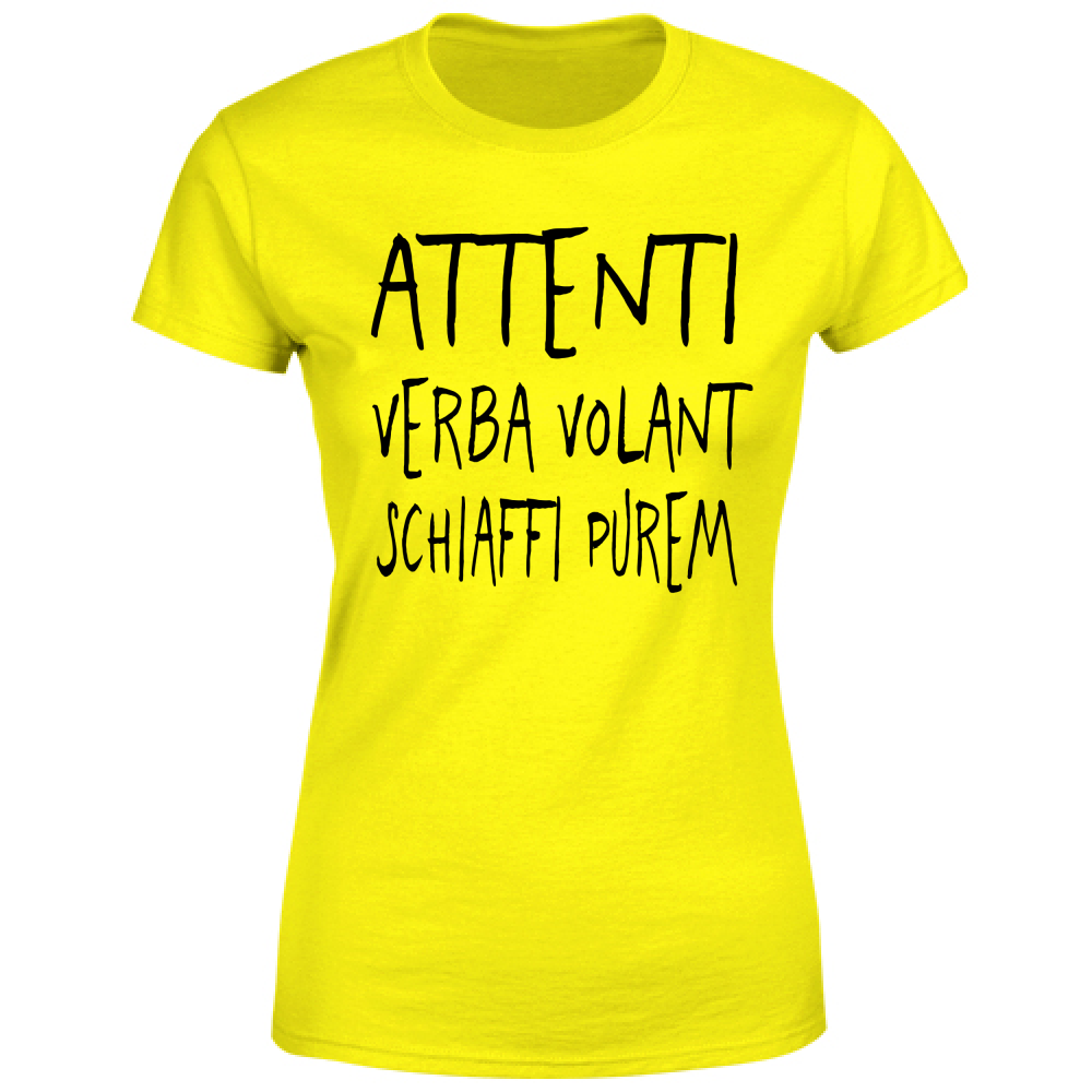 T-Shirt Donna Verba volant - Scritte Divertenti - Chiara