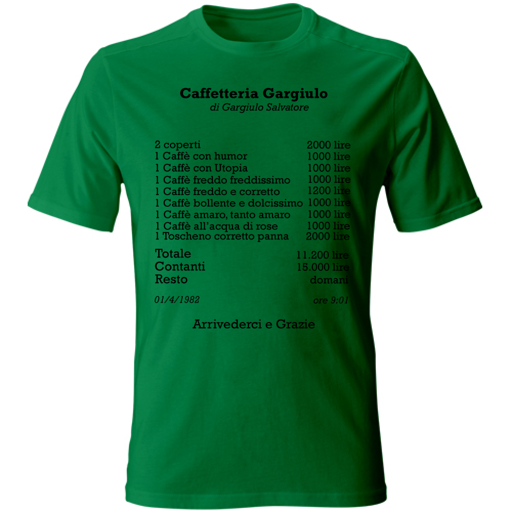 T-Shirt Unisex Caffetteria Gargiulo