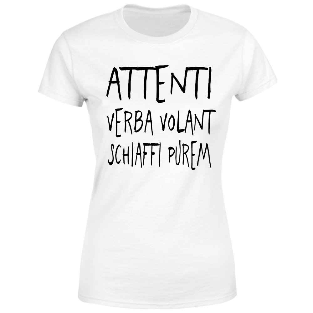 T-Shirt Donna Verba volant - Scritte Divertenti - Chiara