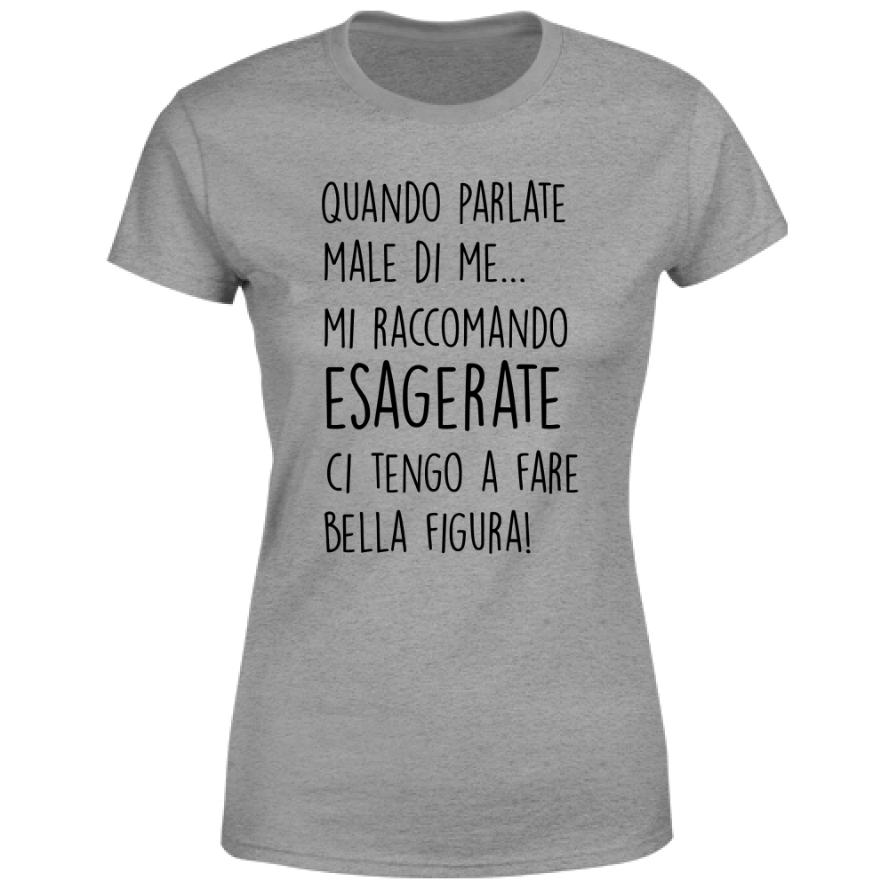 T-Shirt Donna Parlate male - Scritte Divertenti - Chiara