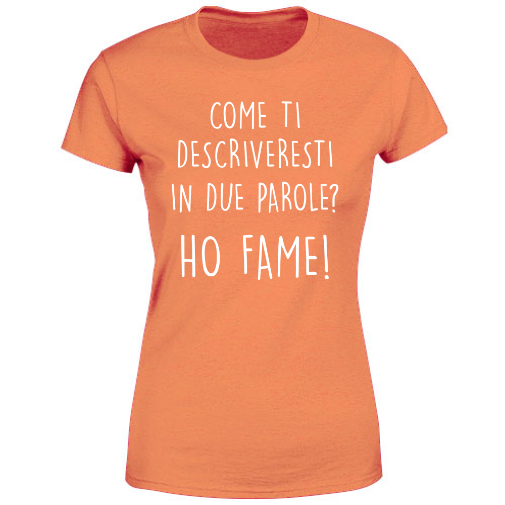 T-Shirt Donna Due parole - Scritte Divertenti