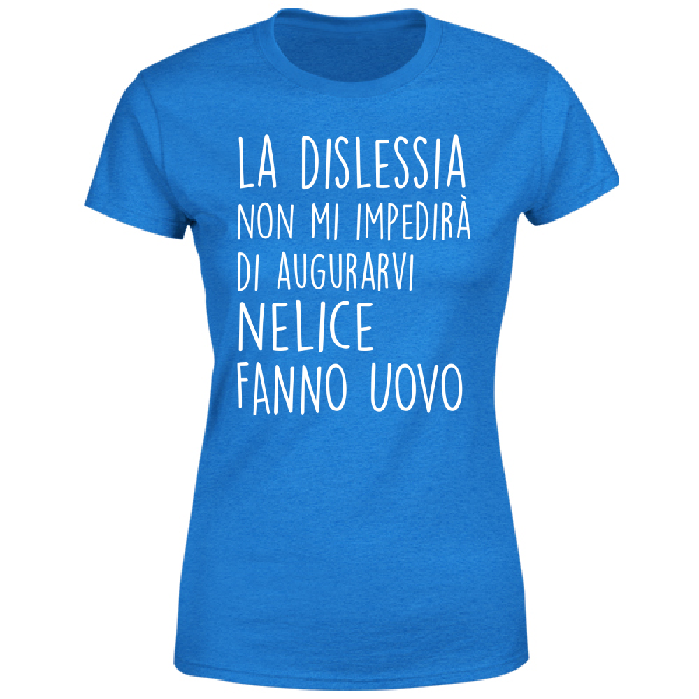 T-Shirt Donna Nelice Fanno Uovo - Scritte Divertenti