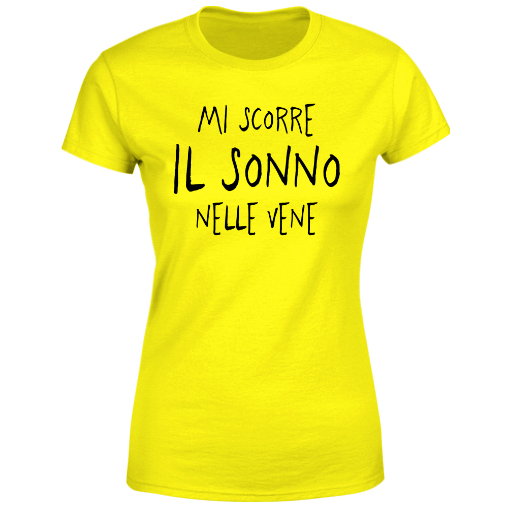 T-Shirt Donna Nelle vene - Scritte Divertenti - Chiara