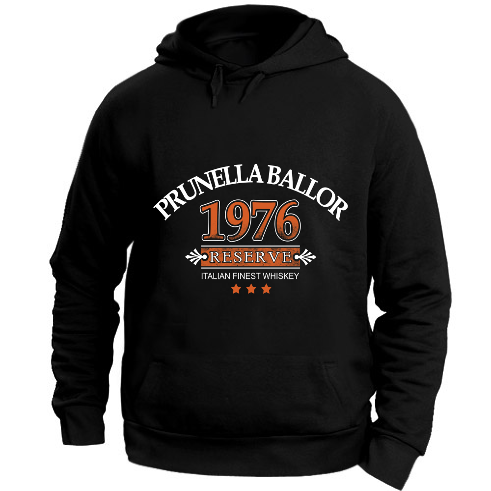 Felpa Unisex con Cappuccio Prunella ballor