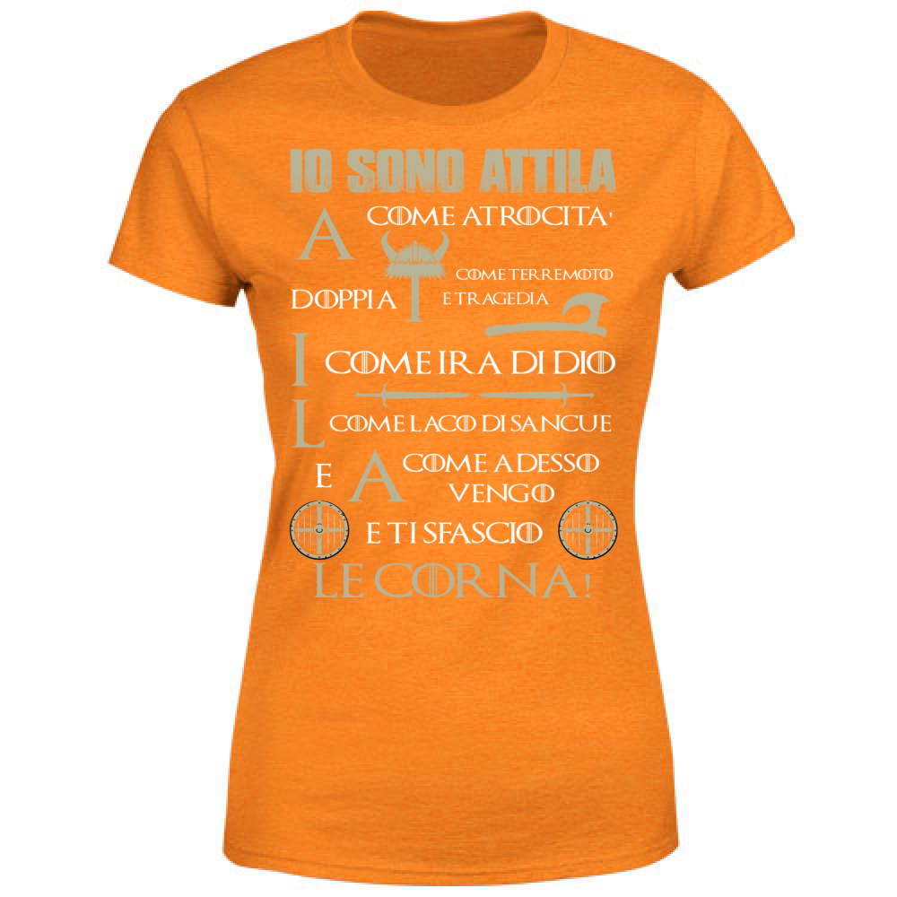 T-Shirt Donna Sono Attila