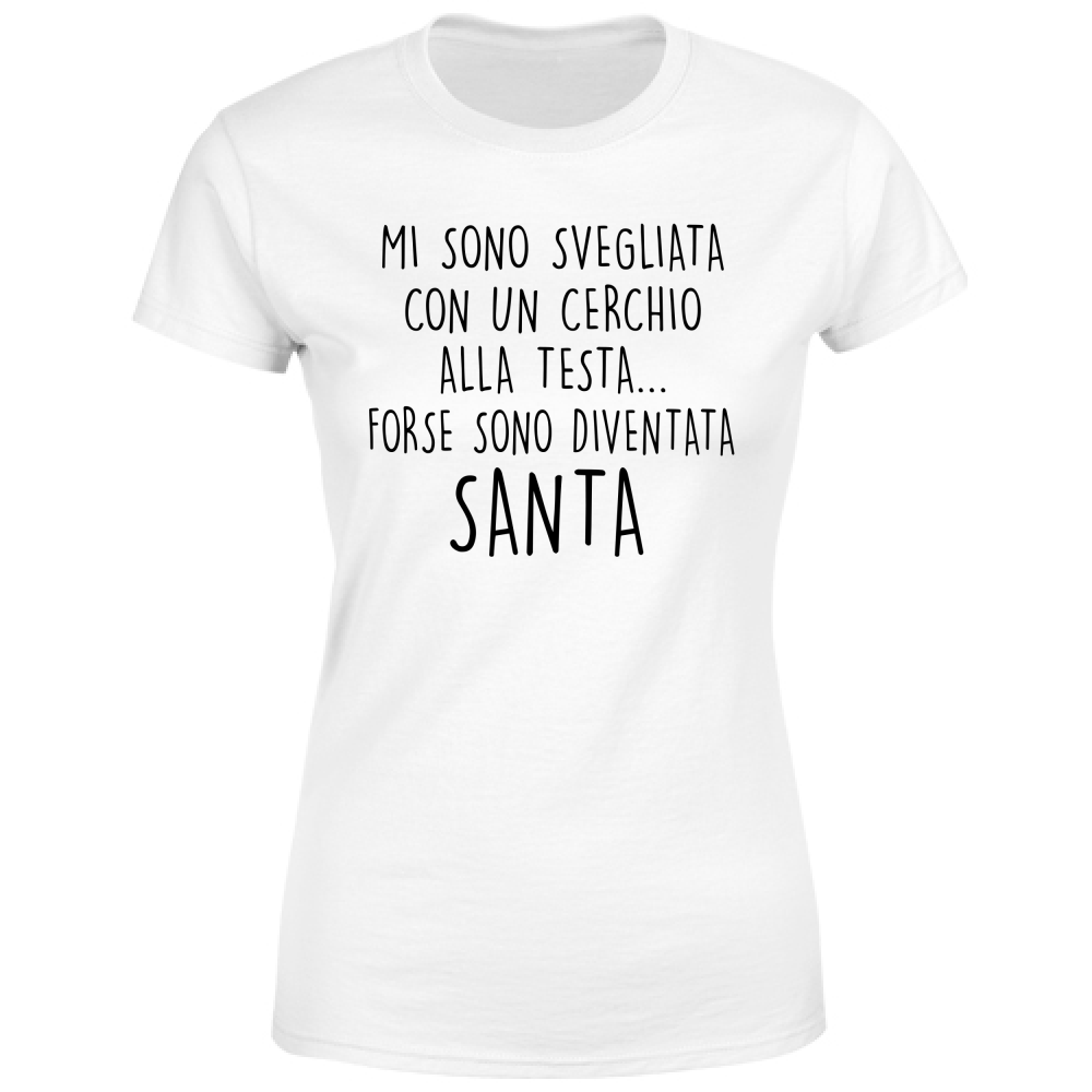 T-Shirt Donna Cerchio alla testa - Scritte Divertenti - Chiara