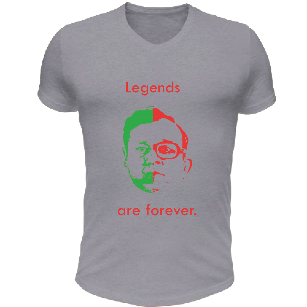T-Shirt Unisex Scollo V Legends are Forever