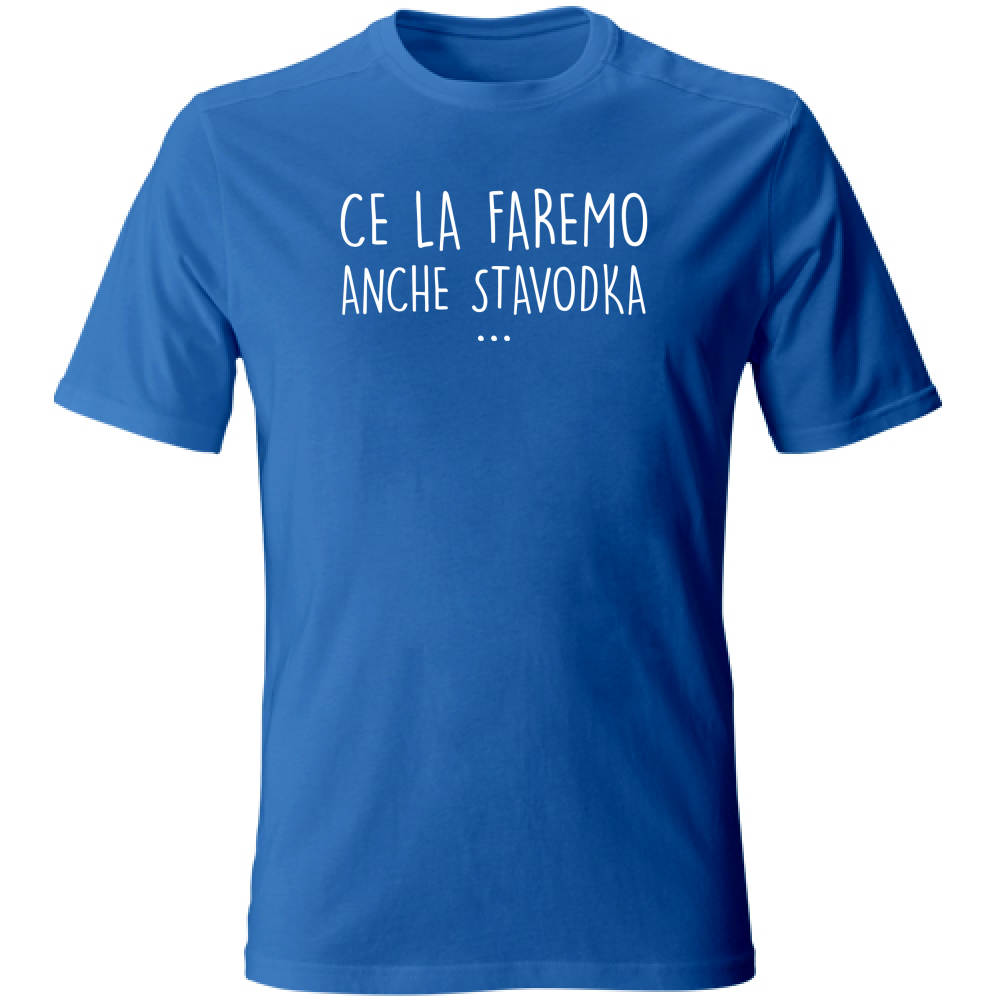 T-Shirt Unisex Large Ce la faremo - Scritte Divertenti