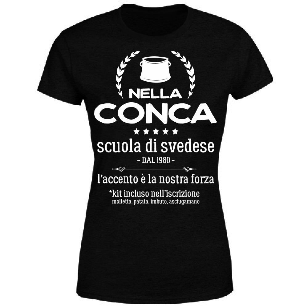 T-Shirt Donna Nella Conca