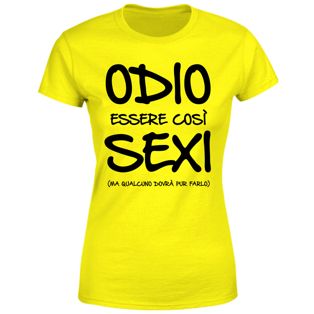 T-Shirt Donna Essere sexy - Scritte Divertenti - Chiara