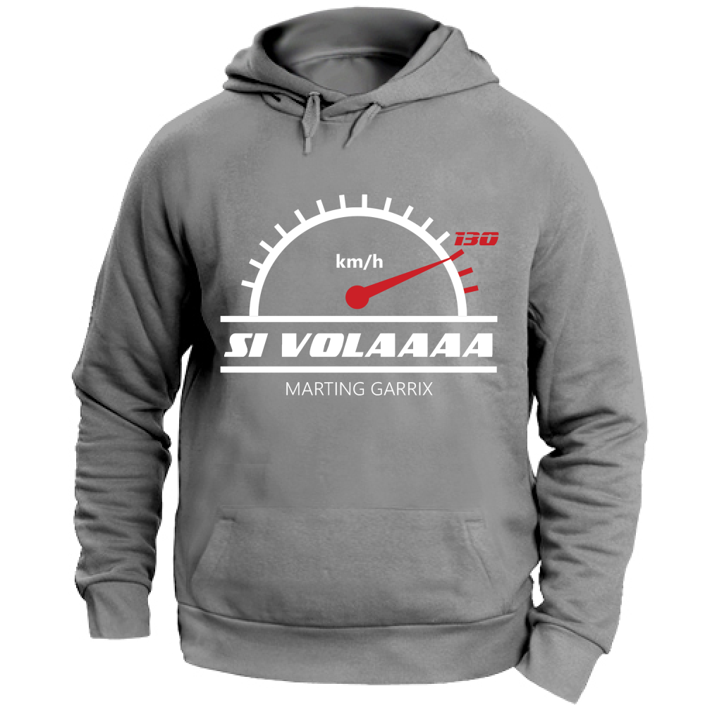 Felpa Unisex con Cappuccio Si vola
