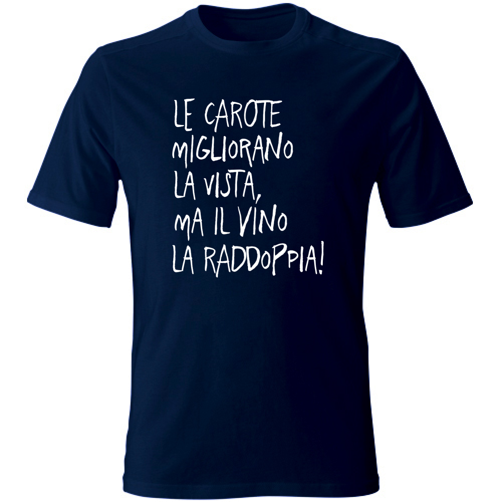 T-Shirt Unisex Large Le carote - Scritte Divertenti