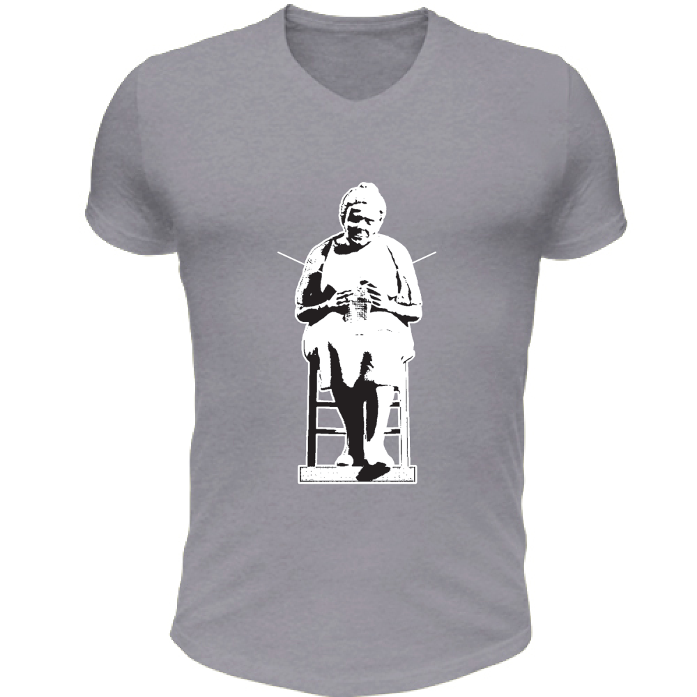 T-Shirt Unisex Scollo V La madre di Catellani