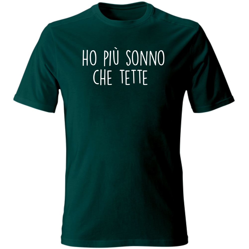 T-Shirt Unisex Ho più sonno che... - Scritte Divertenti