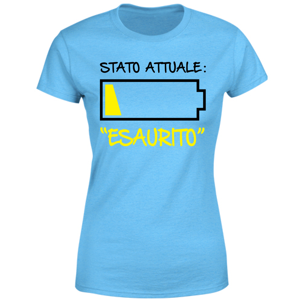 T-Shirt Donna Stato attuale M - Scritte Divertenti - Chiara