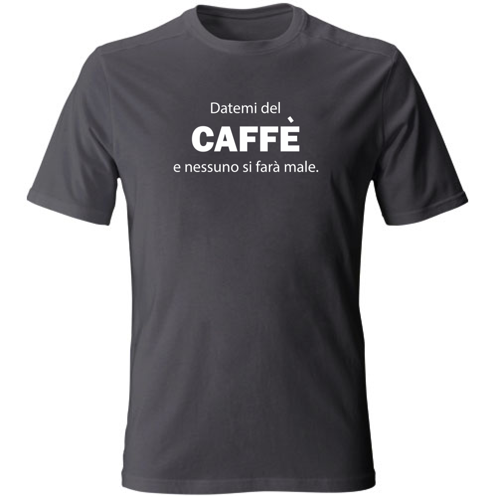 T-Shirt Unisex Large Datemi del caffè