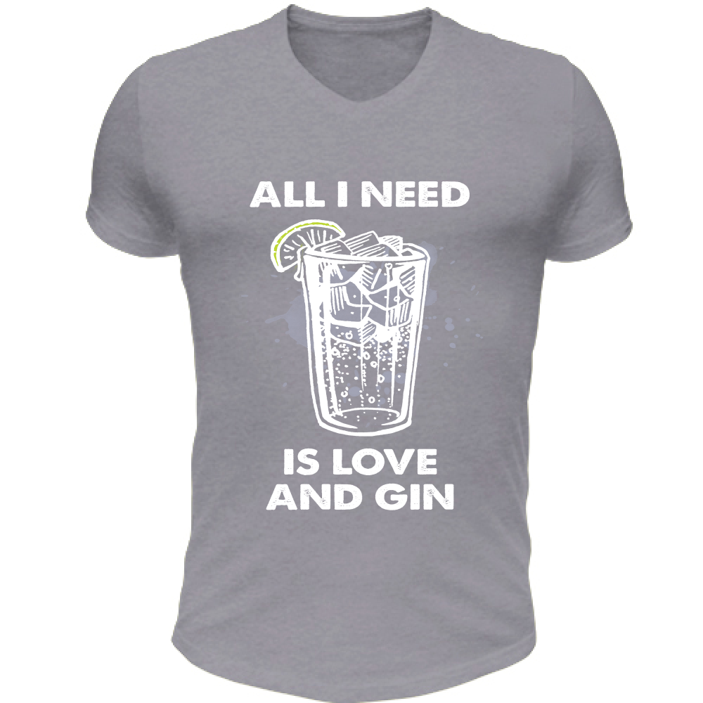 T-Shirt Unisex Scollo V All i need