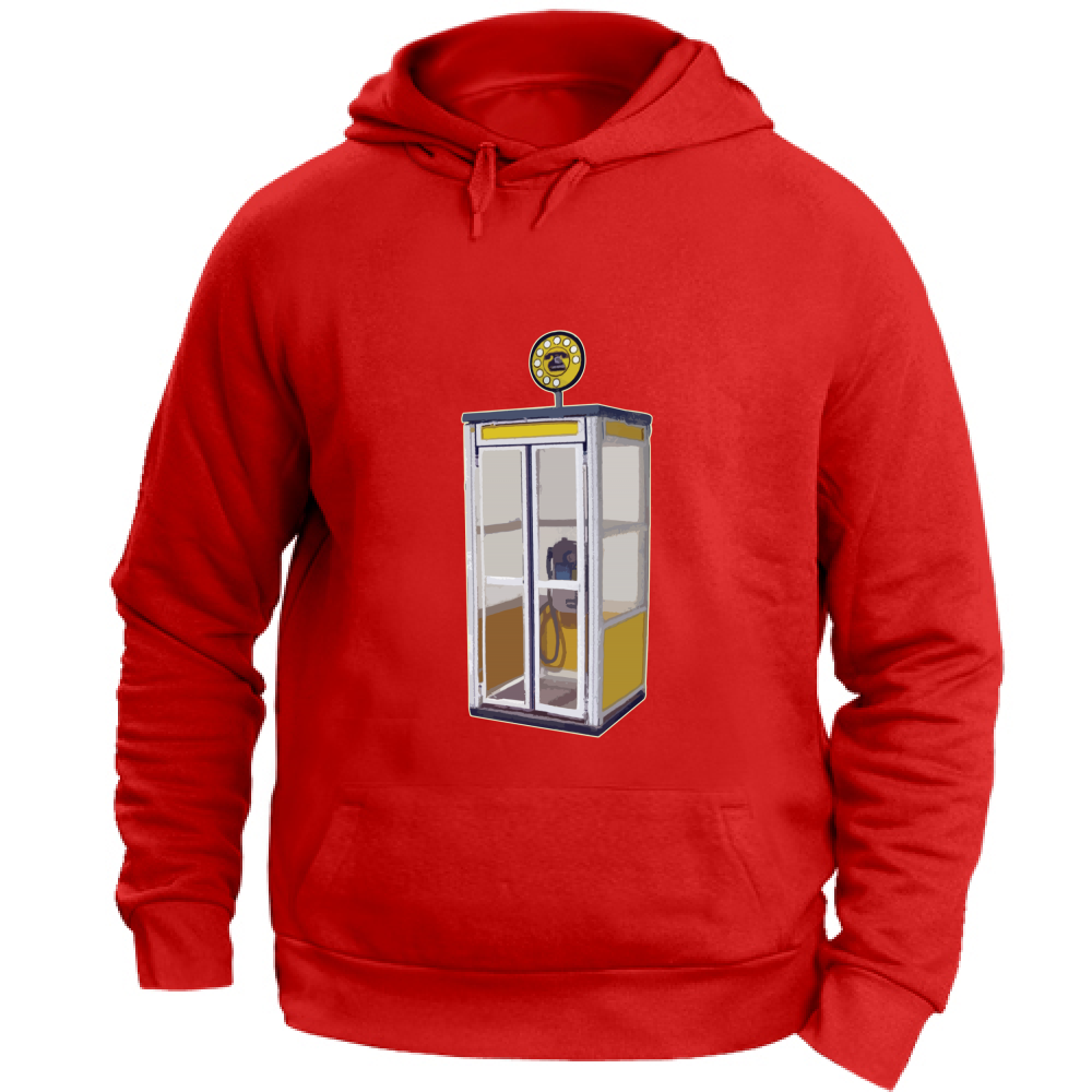 Felpa Unisex con Cappuccio Cabina telefonica