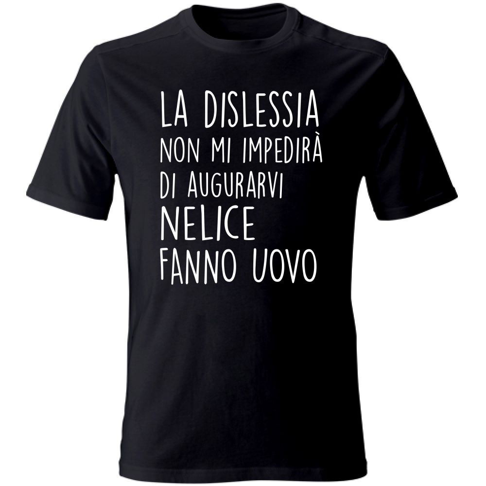 T-Shirt Unisex Nelice Fanno Uovo - Scritte Divertenti