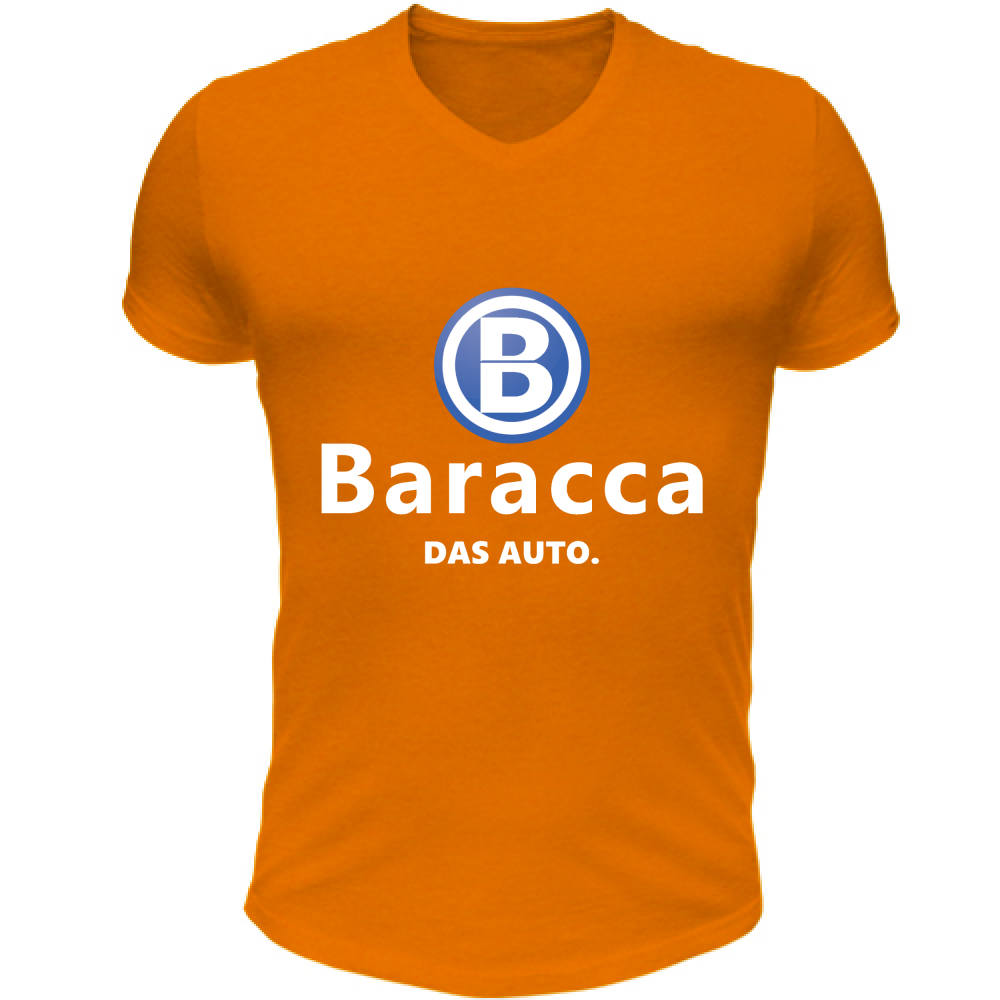 T-Shirt Unisex Scollo V Baracca Auto