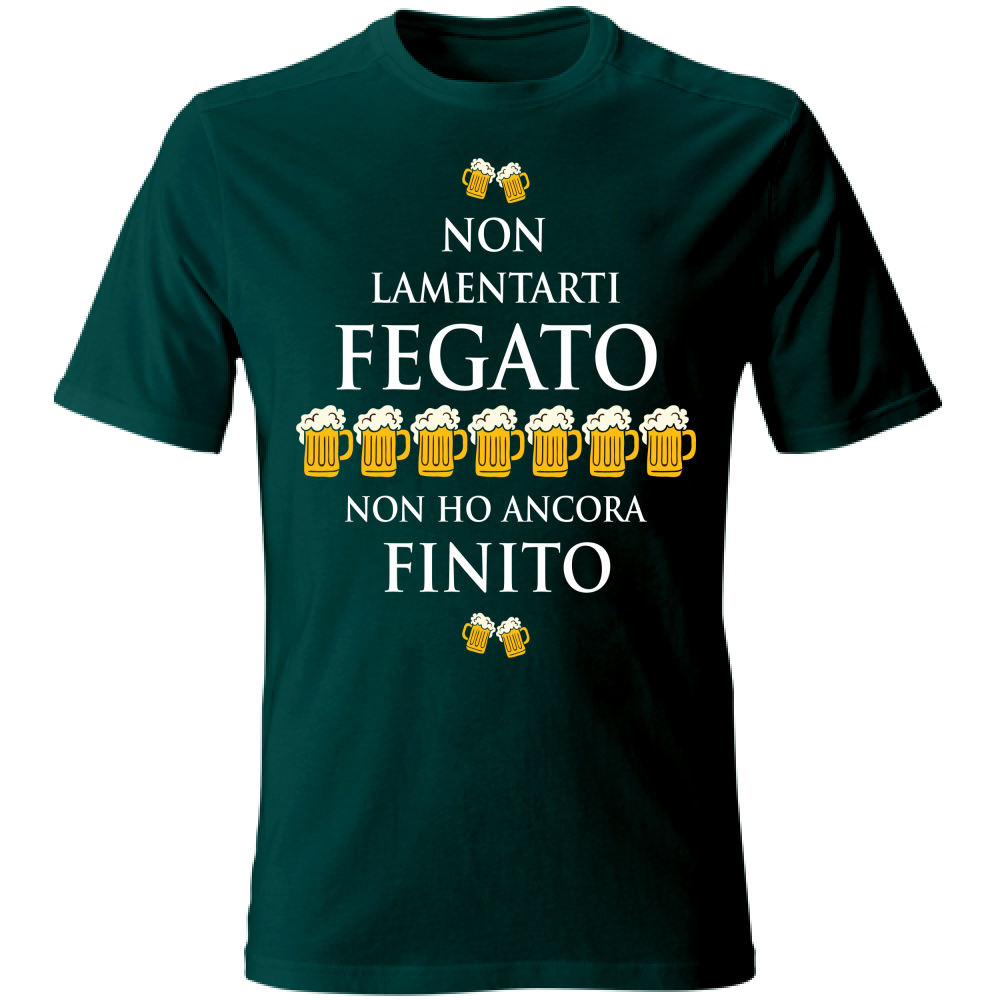 T-Shirt Unisex Fegato - Scritte Divertenti