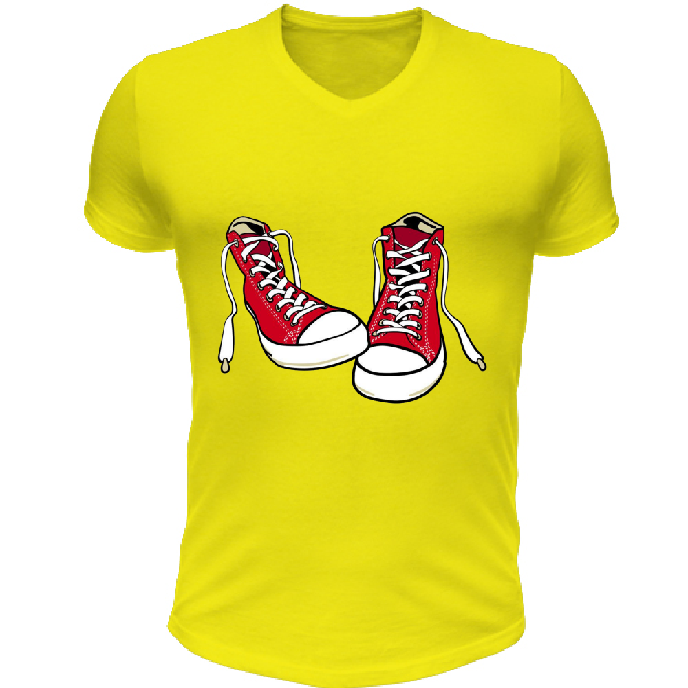 T-Shirt Unisex Scollo V Sneaker All